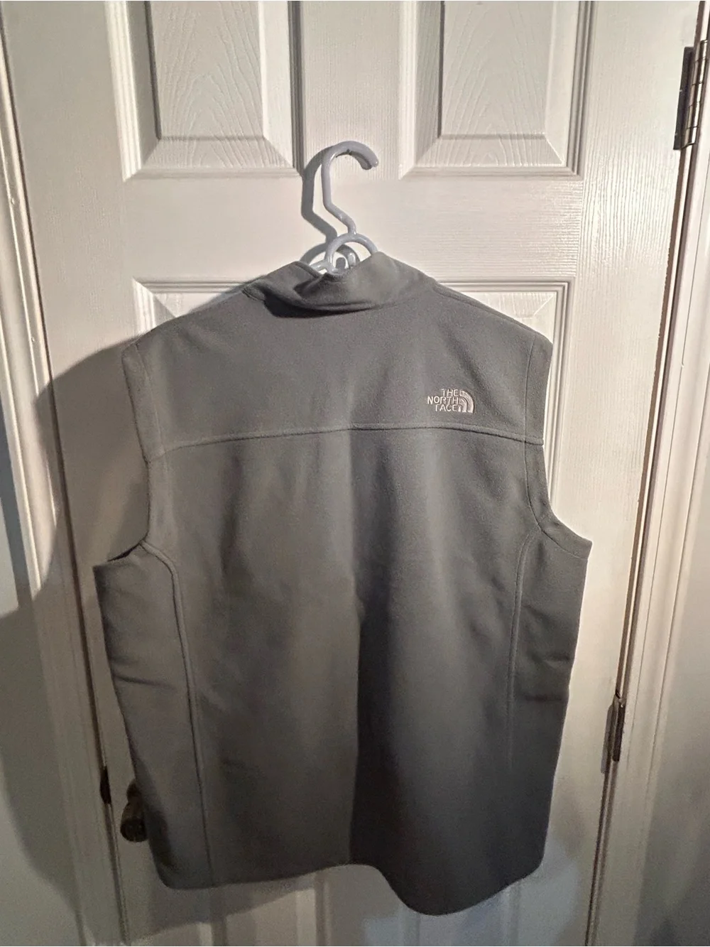 The North Face Charcoal Gray Full-Zip Fleece Vest